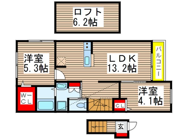 プランドールおゆみ野の物件間取画像